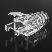 祥磊XLEP高品质六类透明RJ45水晶头爪型保护套 1000个起订