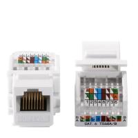 祥磊XLEP 超五类短款网络免打模块RJ45屏蔽网线网络信息模块信息面板