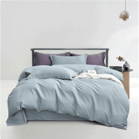 无印精品全棉磨毛四件套-青兰200*230cm