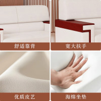 木立方(Wood Cube) 高端商务会议洽谈沙发贵宾接待会客沙发新中式办公沙发迎宾沙发单人位