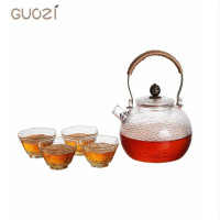 果兹(GUOZI) 欣语玲珑锤纹茶具套装 GZ-S38