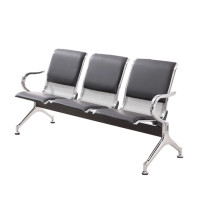 木立方(Wood Cube) 不锈钢连排椅公共座椅长椅等候区排椅休息区排椅 四人位多色可选(备注颜色)