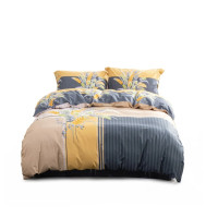 水星家纺全棉抗菌四件套床上用品 DH热带往事 200cm×230cm