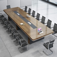 木立方(Wood Cube) c长桌椅组合20人办公桌开会客桌公司会议室培训洽谈桌 4.5*1.6米会议桌