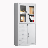 木立方(Wood Cube) 钢制文件档案柜铁皮柜子资料柜财务凭证带锁储物柜 偏五斗文件柜