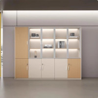 木立方(Wood Cube) 定制办公室文件柜带锁木质储物办公柜子档案柜置物资料柜收纳书柜靠墙 四门右柜