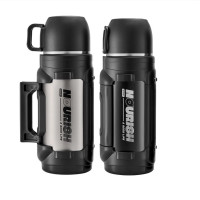 果兹(GUOZI)海岳旅行壶运动户外便携大容量304不锈钢保温壶1600ml GZ-B64