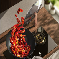 三禾0涂层不粘铁锅 TC32T8(平底)32cm