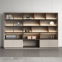 科能毅森 木质板式档案储物办公室背景柜文件柜 2.8米文件柜2800*400*2000mm