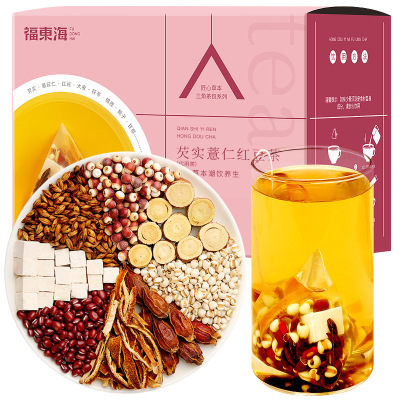 福东海红豆薏米芡实茶110g/盒薏仁茶茯苓甘草大麦茶组合茶