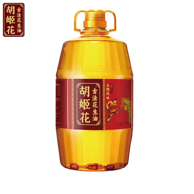 胡姬花 古法土榨花生油 5L