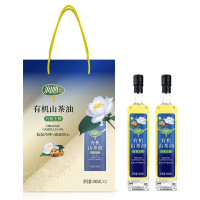 润心 有机生榨山茶油500ml*2礼盒