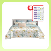 梦洁家纺 纯棉印花四件套 花语