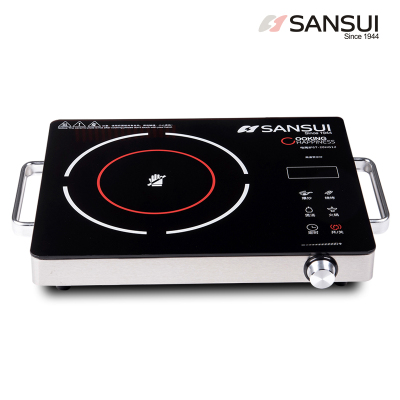 山水(SANSUI)不锈钢电陶炉ST-20HG12黑色