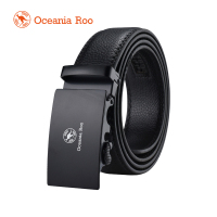 大洋洲袋鼠 自动扣休闲皮带DS-BL9006黑色