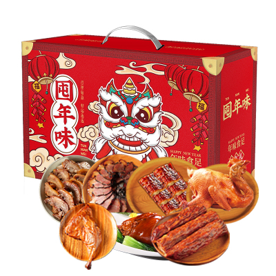 囤年味 398型-珍味食品 红色