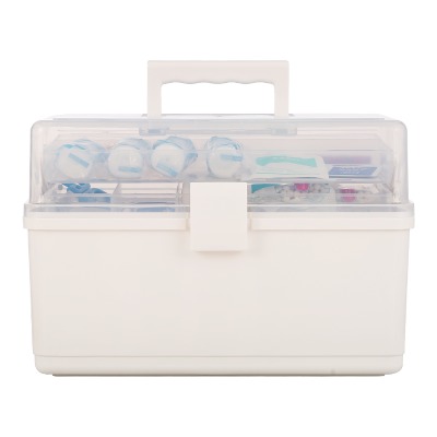 爱备护 家庭医疗药箱ABH-J004A 白色+透明