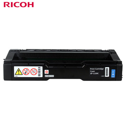 理光(Ricoh)SP C220 蓝色墨粉盒1支装 适用于SP C240DN/220N/222DN/220S/221SF