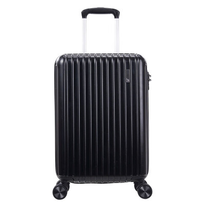 爱华仕(OIWAS)PC拉杆箱 耐磨时尚商务出行飞机轮行李箱6703-20英寸 黑色
