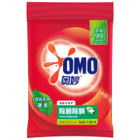 奥妙(OMO)洗衣粉/除菌除螨洗衣粉[桉树艾草洗衣粉]酵素洗衣清洁去渍速溶易漂洗 1.38kg*6袋