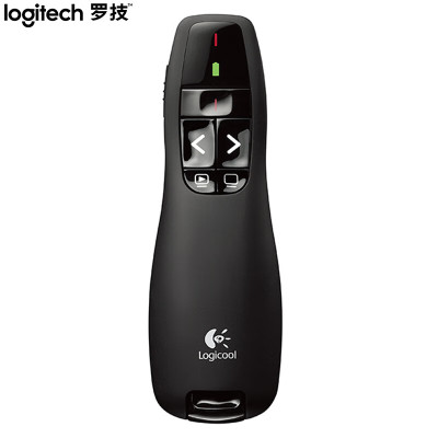 罗技(Logitech)R400 无线演示器 ppt翻页笔 演示笔(激光笔)电子笔 投影仪遥控笔