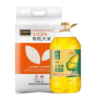 金龙鱼 米油组合 至臻礼遇葵花籽油5L+五常大米5kg