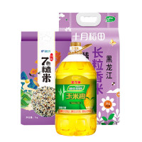 金龙鱼 米油组合 长粒香米5kg+金龙鱼玉米油4L+七色糙米1kg