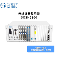 SRDIT(森润达)有源光纤波分复用器100G万兆光纤倍增器CWDM粗波分DWDM密集波分 D4GA080U2N