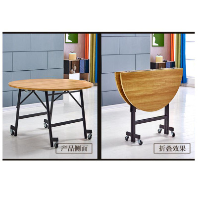 束造(SHUZAO) DT圆桌子折叠餐桌直径1.2米74652