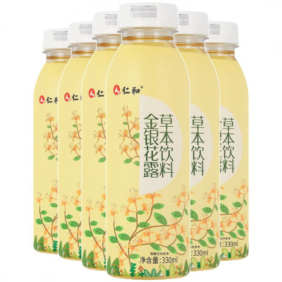 仁和(RENHE)金银花露植物饮料330ml*6瓶