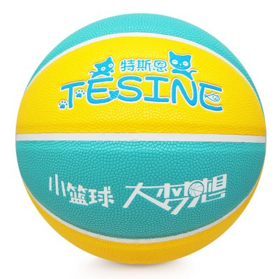 特斯恩儿童篮球PU-5号-黄蓝TSP-5009
