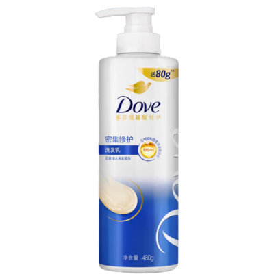 多芬(DOVE)(密集修护/滋养水润/密集修护去屑)洗发乳480g/瓶(可备注商品品类)