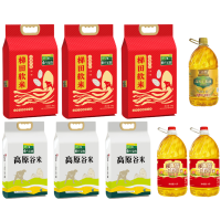 高原八宝香米5kg/袋*6+滇雪油4L/桶*3