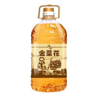 金菜花压榨一级花生油(品质)5L/桶