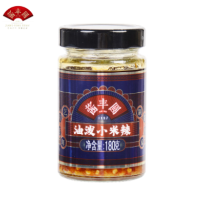 酱丰园油泼小米辣180g/瓶