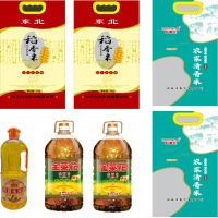 金菜花菜籽油4L*2+鲜粮佳米5kg*4+鲁花玉米油 1L*1