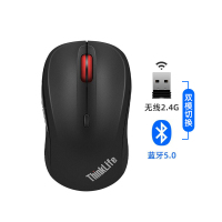 联想ThinkPad无线蓝牙5.0鼠标笔记本电脑办公游戏便携wlm210 黑色