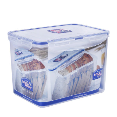 LocknLock 乐扣乐扣塑料保鲜盒饭盒微波长方形密封盒冰箱收纳盒便当盒餐盒食品盒 HPL829 容量3.9L