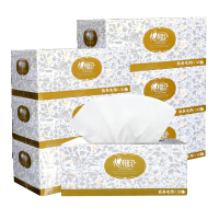 心相印 D130 商用恒金盒装抽纸 130抽 3盒/提 16提/箱 (单位:箱)