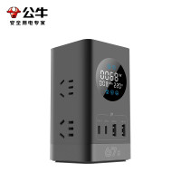 公牛(bull) 插座 GNV-ML1676(灰)小电仓立式数显款 1.5M