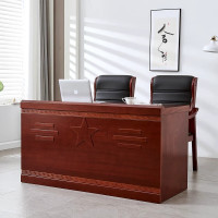 实木主席台 贴皮 会议桌接待培训桌领导桌发言台