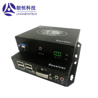 捷弘讯 朗恒HDMI光端机hdmi kvm延长器hdmi光传光纤延长器音频麦克232串口一对多USB2.0