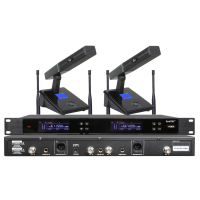 HTDZ/海天 真分集一拖二无线会议 (话筒带开关待机功能) HT-YT902