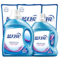 蓝月亮 深层洁净洗衣液 薰衣草香 9斤 2kg瓶+ 1kg*1瓶 +补充包500g*3袋 去污去油 低泡易漂洗