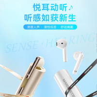 魔声 GT11 MKII 无线蓝牙耳机 蓝牙5.3 智能降噪跑步运动游戏音乐耳机 金色