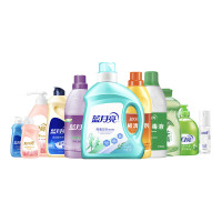 蓝月亮除菌家清11件套 洗衣液柔顺剂洗洁精消毒液洗手液