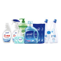 蓝月亮家居清洁礼包(洗衣液*2+洁厕液*2+油污克星*2+洗洁精+洗手液*2)