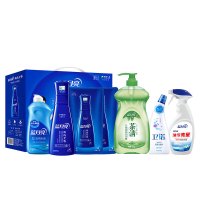 蓝月亮机洗绝配洗衣液组合装(洗衣液+神器+洗洁精+油污克星+洁厕液)