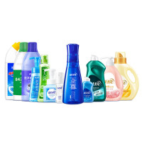 蓝月亮 家庭洗护年货节十二件套装 清洁消毒柔顺厕清 洗手液洗衣液