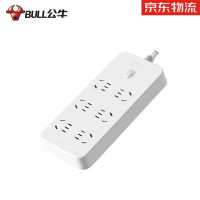 公牛M1060 排插单控总开关六位3米 三插*6